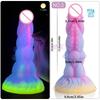 Anal Dildo Luminous Sex Toys for Women Dick Animal/Monsters Horse Dildos Silicone Soft Anal Plug Adult Sextoys Dragon Penis 18+