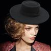 8.5CM Big Wide Brim Fedora Hat – Classic British Style, Women’s Fashion Felt Hat for Autumn Winter (Church/Wedding/Jazz)