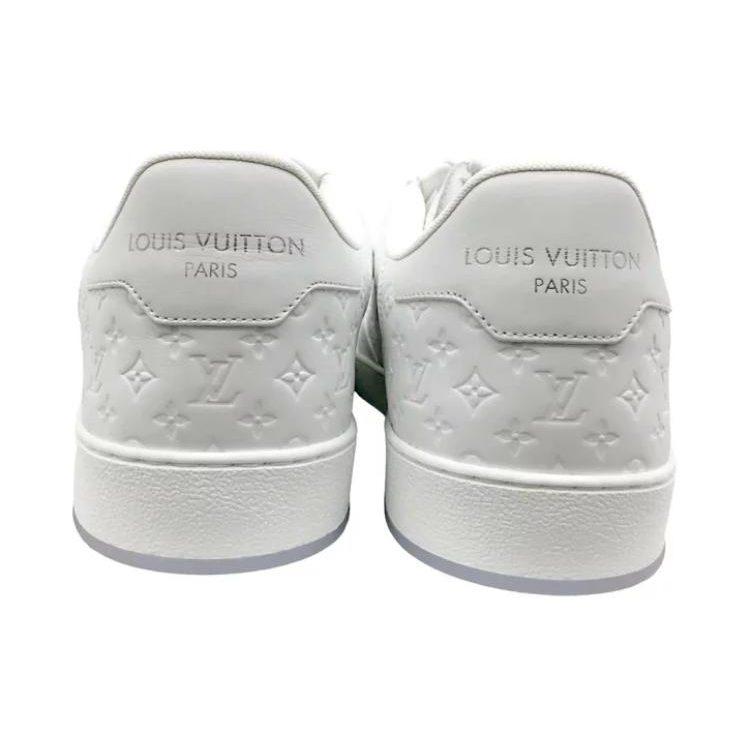 Louis Vuitton Rivoli Leather Low Top Stylish Skateboarding Shoes Men's White 1AARI5