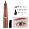 Wild Simulation Four Fork Eyebrow Pencil, Waterproof, Sweat Resistant, Long-Lasting And Non Smudging Forked Liquid Eyebrow Pencil