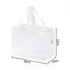 Waterproof Transparent PVC Makeup Bag with Custom Pattern and Large Capacity