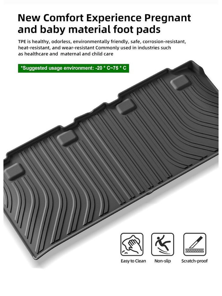 Toyota VOXY-90 RHD Floor Mats & Trunk Mat (2022-2024) Full Coverage TPE