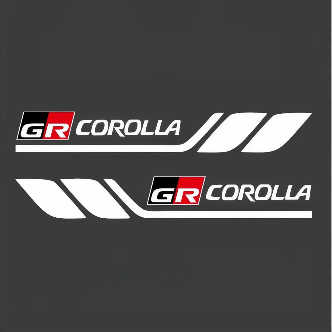 

Применимый стикер на крыло Corolla для автомобилей, Водонепроницаемый, Термостойкий, Легкая установка, Скрытие царапин, Эмблема Corolla белый