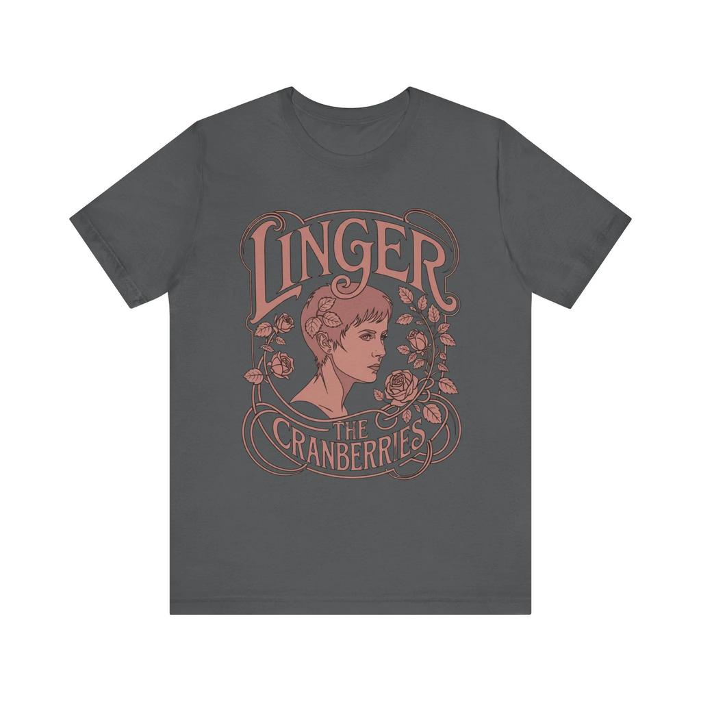 Irish Rock Band The Cranberries Peripherals Print Tshirt Fashion Crewneck Cotton Top Men Women Oversized Casual Summer New Tees