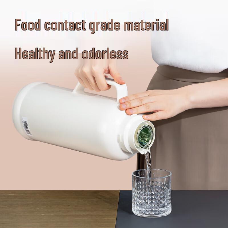 Deli 2L Glass Lined Press Thermos