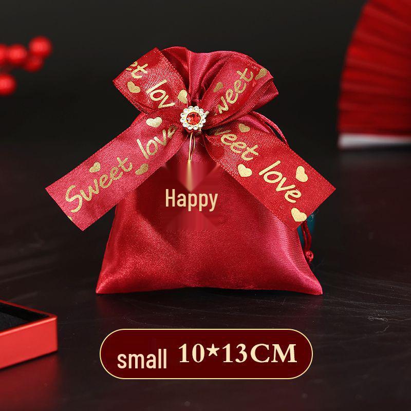 

High-Grade Drawstring Cloth Bags for Wedding Favors and Gifts Small (10*13cm)