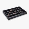 Stackable PU Leather Jewelry Pallet Multi Compartments Jewelry Drawer Inserts  Dresser