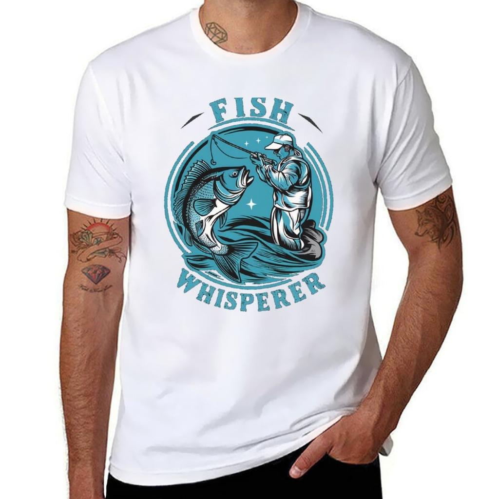 Fish Whisperer TShirt Soft Stretch Short Sleeve Top TShirt