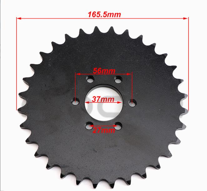 530 Chain 32 Tooth Rear Sprocket Gear For Chinese TAOTAO SUNL Roketa JCL NST 125cc 150cc 200cc 250cc ATV Quad