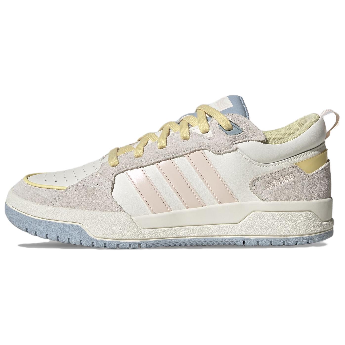 

Adidas Neo 100Дб Удобные Универсальные Нескользящие Износостойкие Дышащие Низкие Повседневные Кроссовки Женские Розовый Желтый IE5576 38