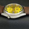 SEIKO 5 AUTOMATIC VINTAGE JAPAN MENS GOLDEN COLOR DIAL WATCH a701657-5 R206c-a701657