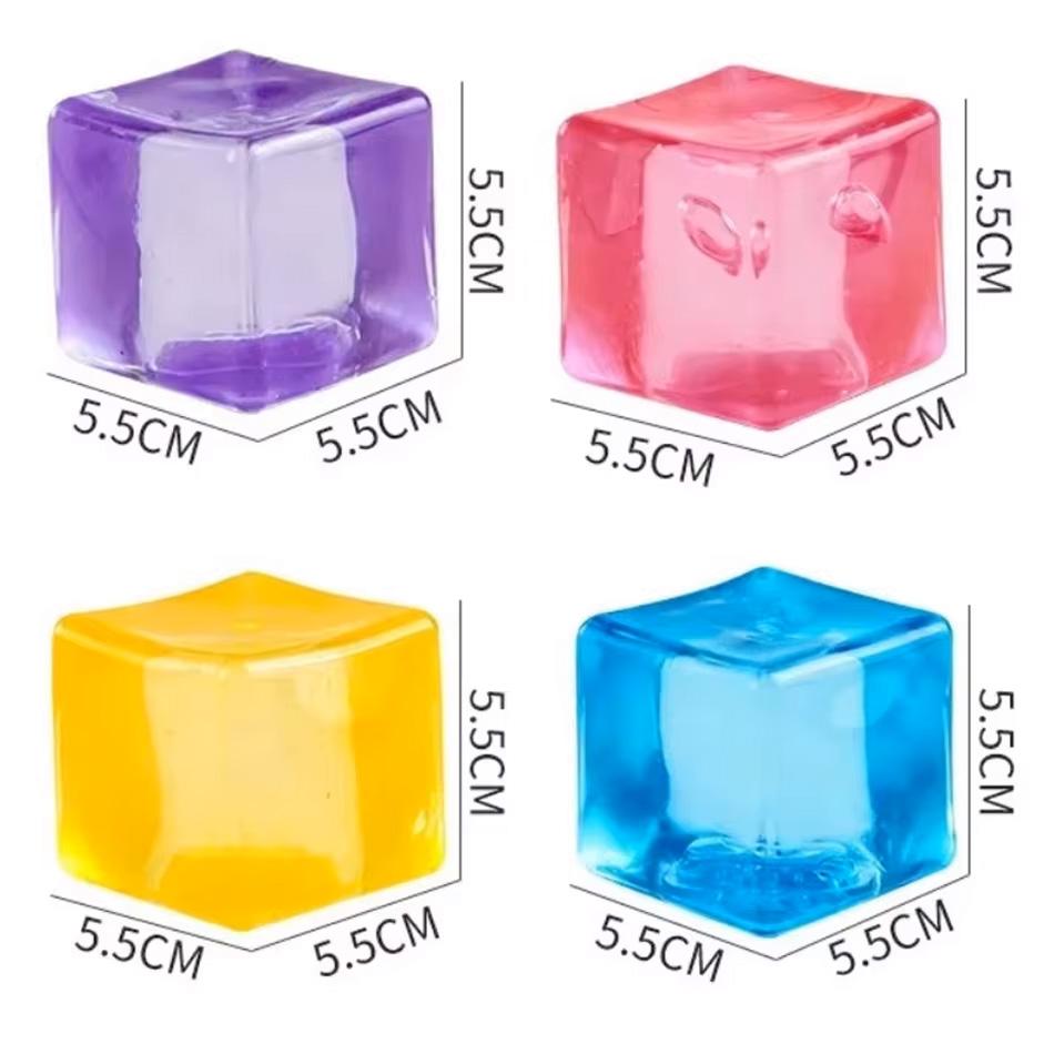 Hot Style Schylling Snow Ball Crunch NeeDoh Squishy Fidget Toy White Crunch Snow Ball Crunch Stress Relief Toy
