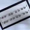 Akoya Saltwater Madama Pearl Stud Earrings, Saturn Empress Dowager Style, Silver Blue Undyed Pearl Jewelry