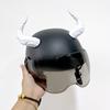 Factory Direct 3D Printed Original Plastic Crafts Devil Horns Helmet Decorations Personalized Ornaments 3M Adhesive Gift