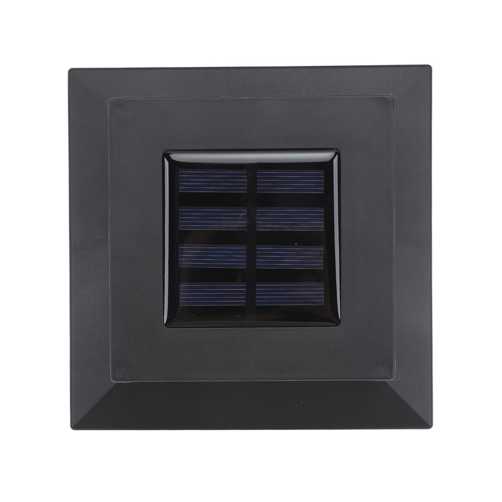 Square Outdoor Fence Post Cap Light Solar Post Light LED Landscape Lighting for Household Garden Courtyard Fence Dual