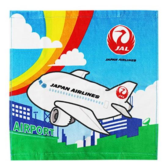 Marushin Hand JAL Japan 34 X 35 Rainbow 0310403200 Towel, Airlines, Approx. Cm, Sky,