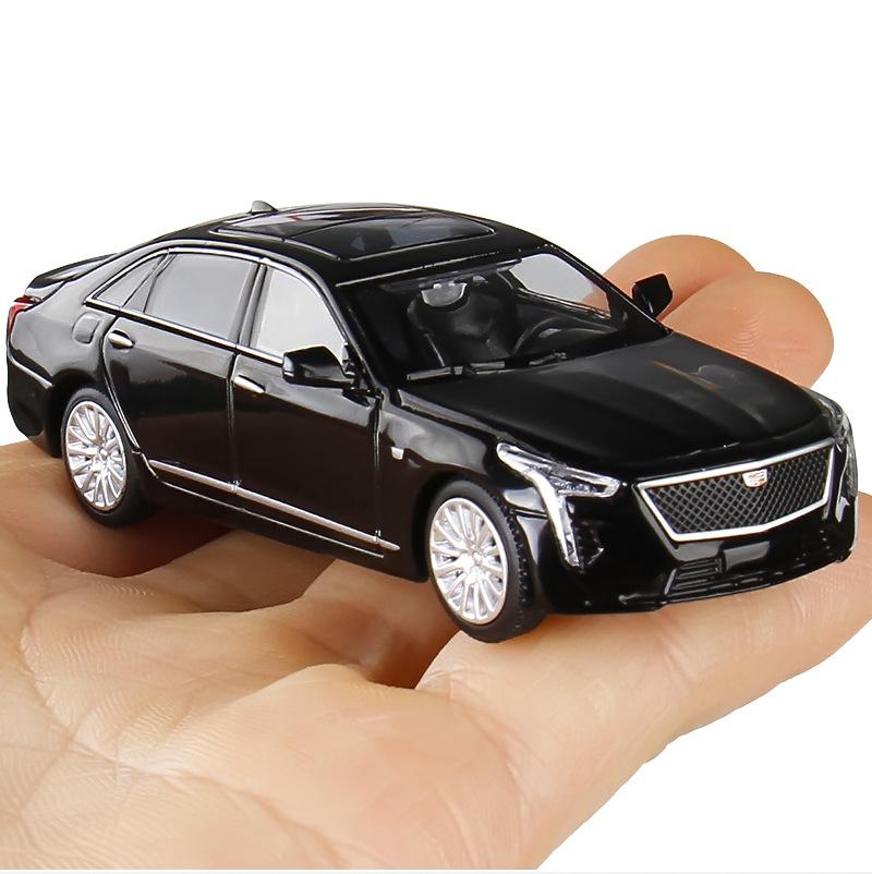 New In Stock Masdi 1:64 Cadillac Ct6 Alloy Miniature Diecast Model Cadillac Sedan Car Collection Ornaments Custom Toys Kids Gift