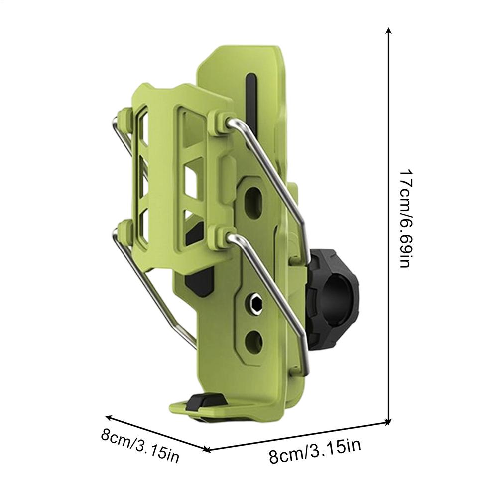 Bike Bottle Cage Automatic Clamp Motorcycle Drink Cage 360 Degree Rotatable Adaptive Cupholder For Bicycles Road Bikes Handlebar