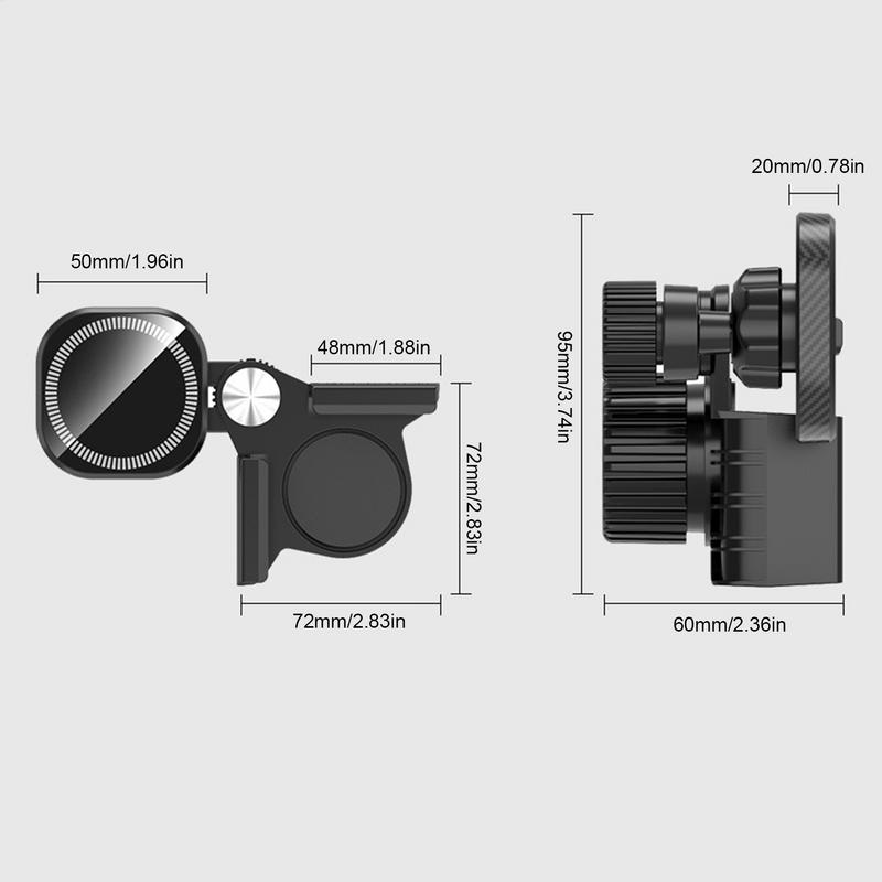 Magnetic Phone Holder for Car 360 Degree Rotation Screen Support Cradle Strong Magnetic Car Phone Cradle for Car Interior