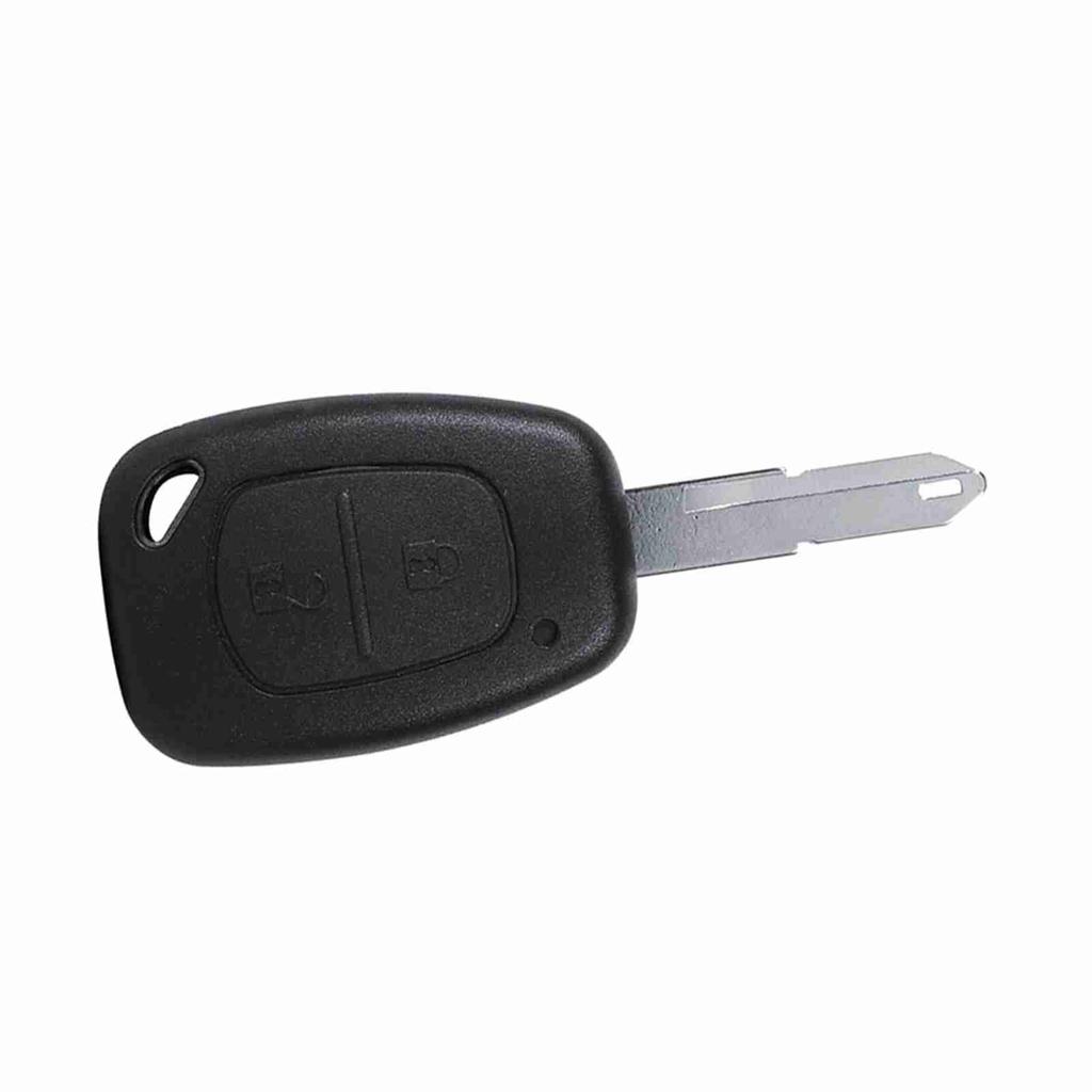 2 Buttons Not Uncut Blank Car Key   Case for   [Remote Key Replacement]