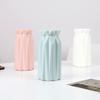 1 Pcs Nordic Flower Vase Imitation Ceramic Plastic Flower Vase Living Room Desktop Decoration Wedding Centerpiece Arrangement