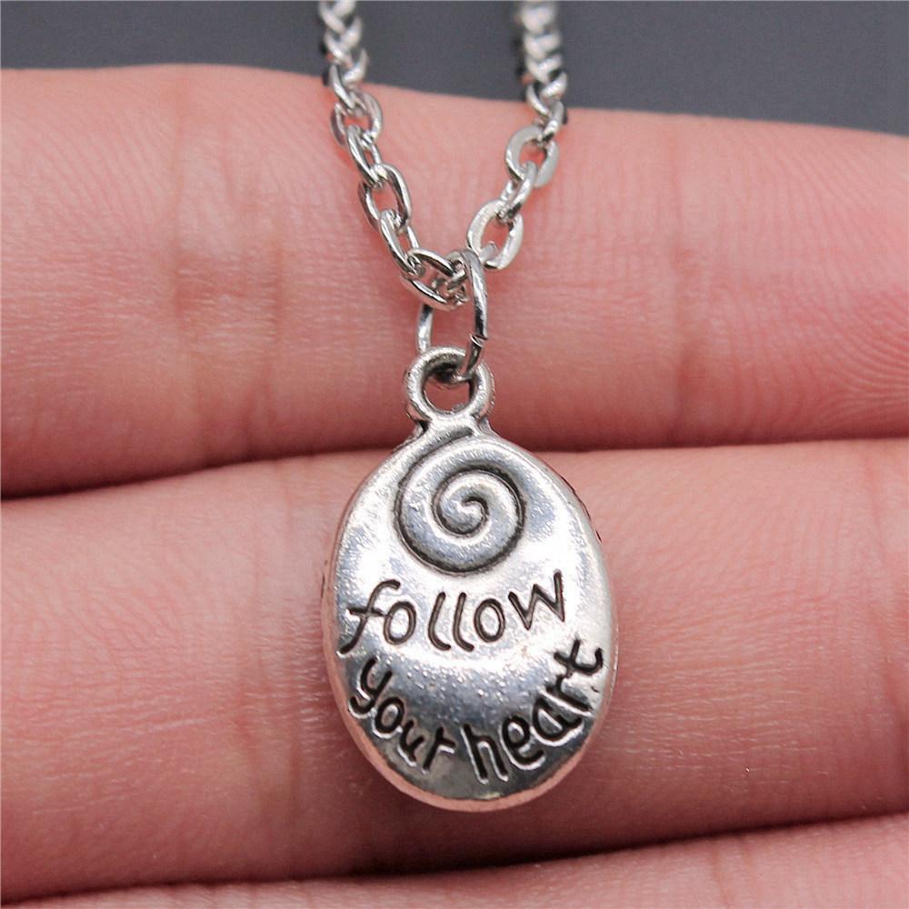 Necklace On The Neck 43cm Chain Peach Heart Nameplate Wedding Jewelry Findings QN057