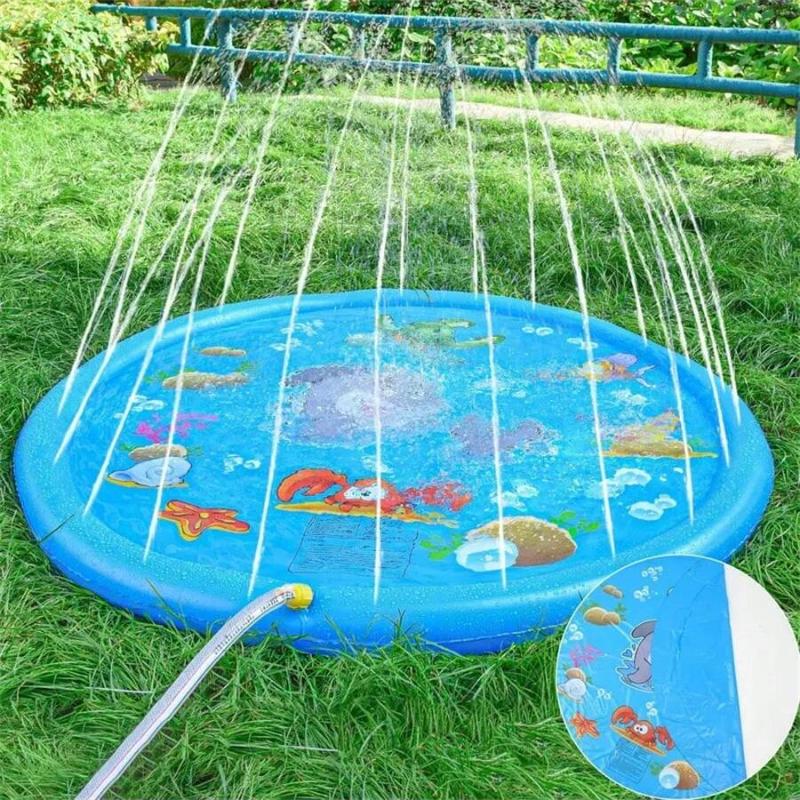 

Children Play Inflatable Water Sprinkler Pad Beach Spray Mat Outdoor Game Toy Lawn Swimming Pool Mat Kids Toys
