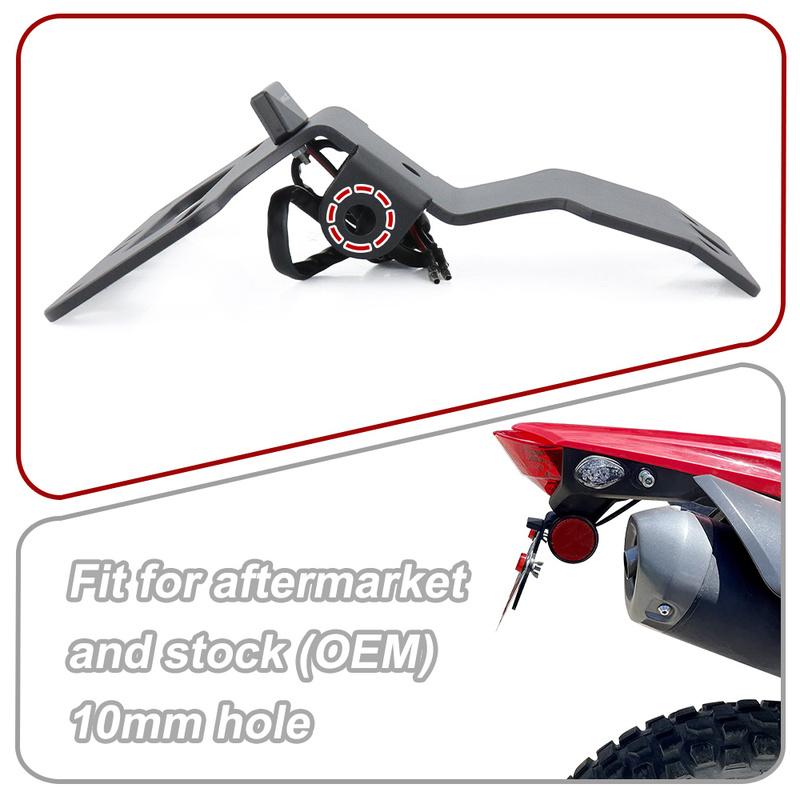 Motorcycle License Plate Holder Rear Tail Tidy Fender Eliminator Registration For Honda CRF300L CRF300Rally CRF300RX CRF300RL
