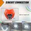 Motocross Headlamp Headlight For KTM EXC SXF MX Dirt Bike 2012-2016 Tuning Motorcycle Head Light Fairing Parts
