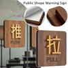 95x95mm Warm Reminder Sign WIFI No Smoking Logo Warning Plaque Public Shope Wall Sign No Trespassing Warning Plaque New