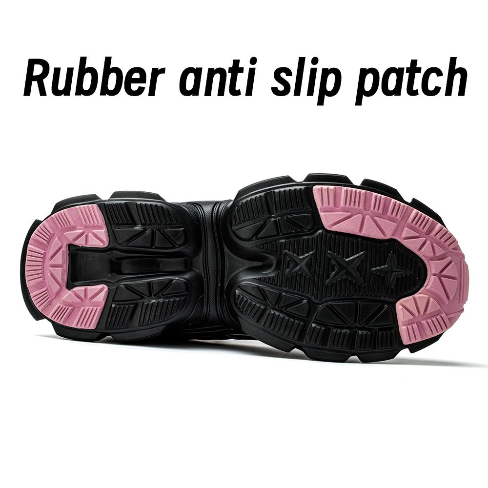 Fashion Safety Shoes Women Work Sneakers Structured Shoes pneumatic-Proof Protective Shoes Work Boots Steel Toe Shoes