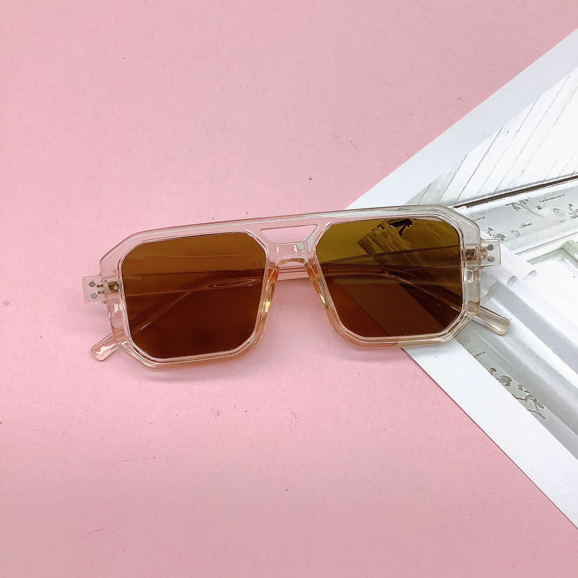 

Ретро мода двойной луч детские солнцезащитные очки солнцезащитные очки солнцезащитные вогнутые детские солнцезащитные очки защита от ультрафиолета