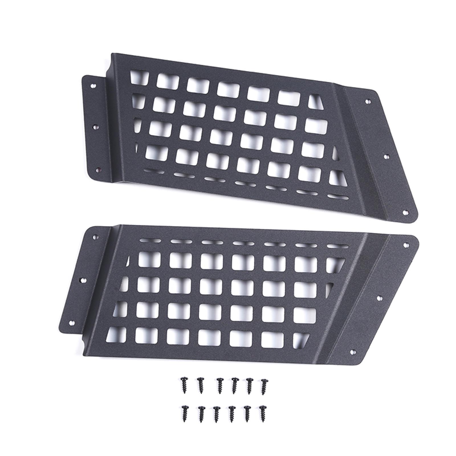 

Для Toyota FJ Cruiser 2007-из алюминиевого сплава, отделка заднего сиденья, боковая панель для хранения, салон автомобиля чёрный