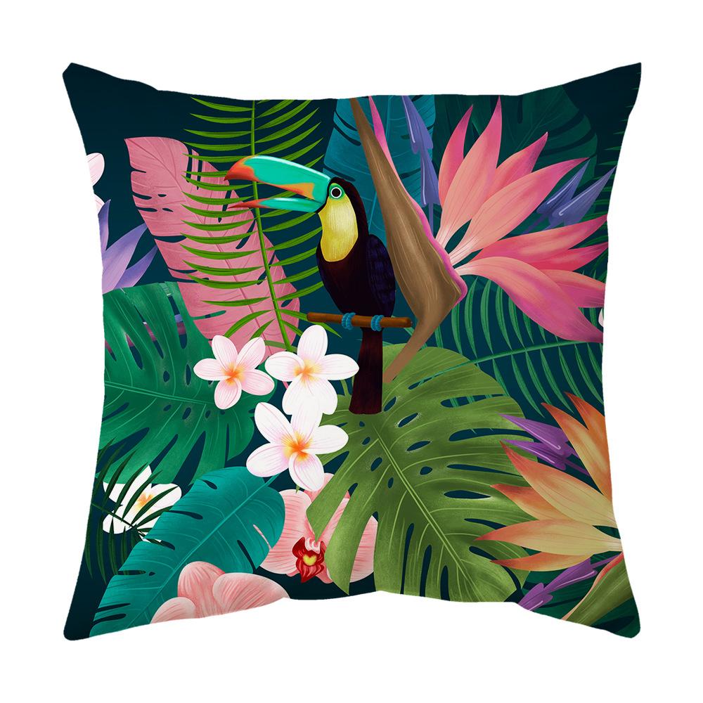 Neue Tropische Pflanze Grüne Blätter Regenwald Kissenbezug Kissen Kissenbezug Digitaldruck