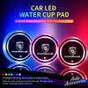 2Pcs LED Luminous Car Water Cup Coaster Holder 7 Colorful USB Charging For Porsche Boxster Cayman Cayenne 911 718 Macan Panamera KP1