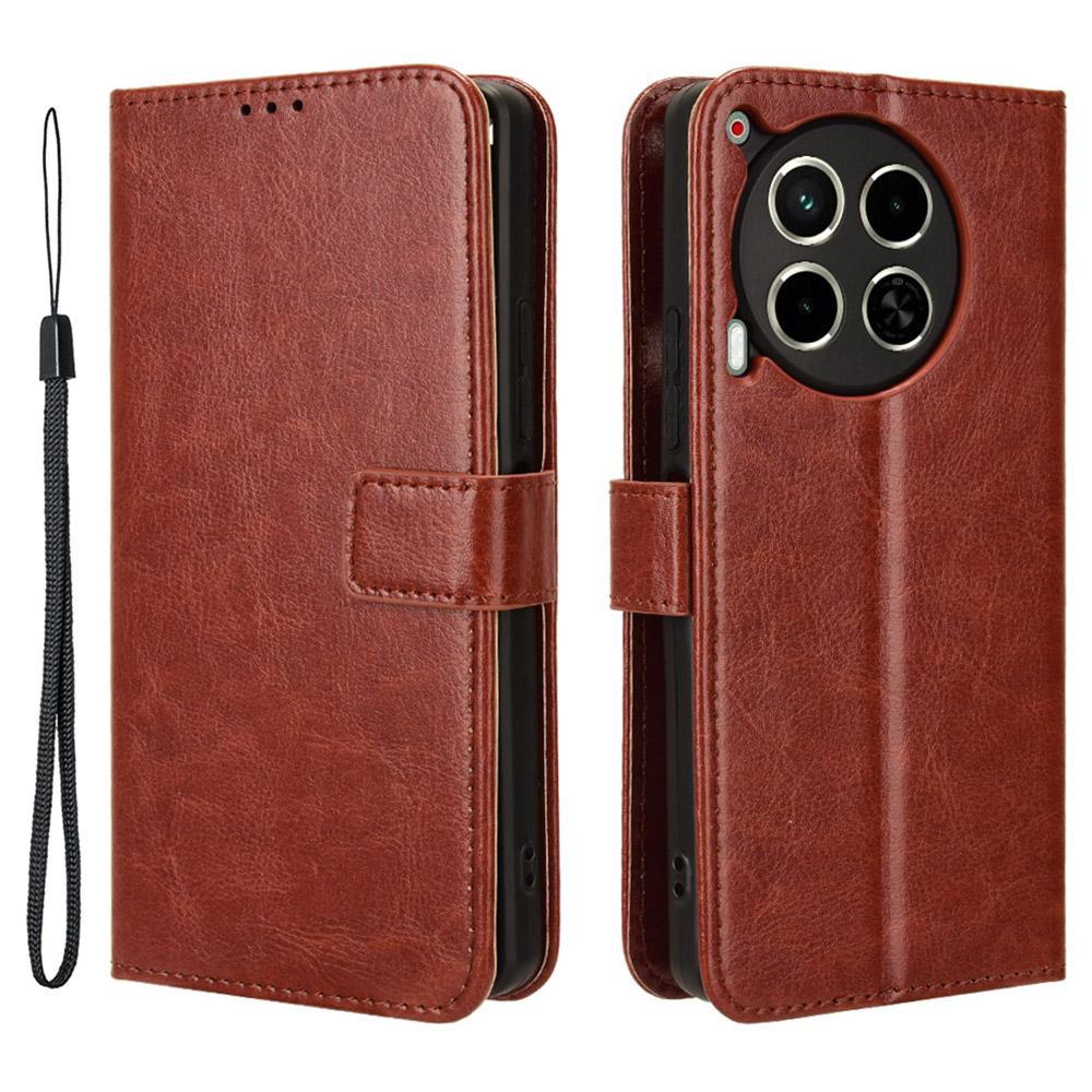 For TECNO Camon 30 4G/Camon 30 5G CL6/CL7 Phone Case Crazy Horse Texture Wallet Leather Cover