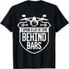 Biker I Spend a Lot of Time Behind Bars Bicyclist Motorcycle T-Shirt