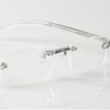 Vintage Rimless Finished Myopia Glasses Ultralight Soft Men Women Ultralight Resin Nearsighted Eyeglasses Diopters 100~400