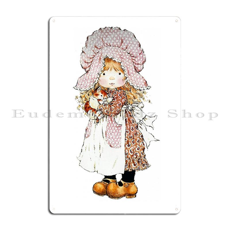 Sarah Kay Girl In The Garden Little Lovers Sarah Kay Way Metal Classic Customize Club Plaques Garage Club Tin Sign Poster