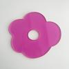 Acrylic Flower Coaster Heat-Resistant Cute Clear Cup Mat for Desk Kitchen Living Room Waterproof Non-Slip Reusable Drink Mat for Mugs
