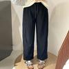 Women's High-waisted Casual Pants Versatile Nine-inch Pants Summer Loose Wide-leg Harem Pants