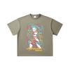 260 GSM Doppelgarn 32er Zählart 100% Baumwolle Cyberpunk Edgerunners V2 Rebecca Druck Unisex Schweres Baumwoll-T-Shirt