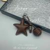 Mobile Phone Pendant Star Pendant Five-pointed Star Weave Key Ring  Bag Pendant
