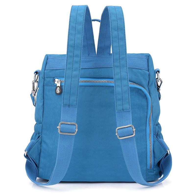 Women's Handbag and Backpack Nylon Backpack Travel Backpack Women Female Handbags Outdoor Bags Portable Washed One Shoulder Anti-theft 8661#