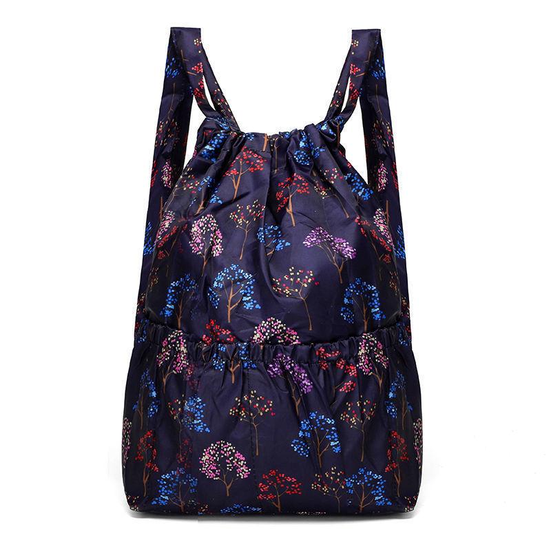 Nylon-Bündel-Taschen-Rucksack, Outdoor-Sporttasche, große Kapazität, leichter Reiserucksack