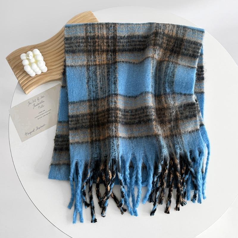 

Maillard scarf autumn and winter warm fringed retro high sense fashion high sense shawl student 230*47