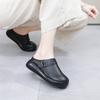 Fashion GKTINOO 2025 Summer New Genuine Leather Soft Sole Platform Slippers Handmade Hollow Sandals Women's Shoes Outside Slides