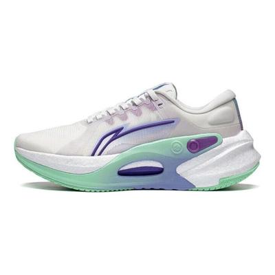 Li Ning Lijun 7 Støtdempende Lave Løpesko Dame joggesko Hvit Lilla ARZT004-13
