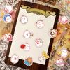 135Pcs/Set Molang Mini Diary Manual Stickers DIY Scrapbooks Album Decor Decals Stickers