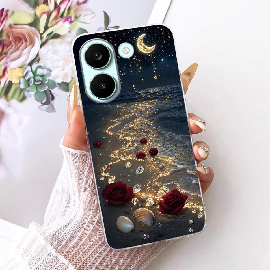 For Xiaomi Poco X8 Pro 5G Case Cute Love Heart Painted Cover Soft Slim Phone Case For Xiaomi Poco X8 Pro Max PocoX8 Pro 5G Shell